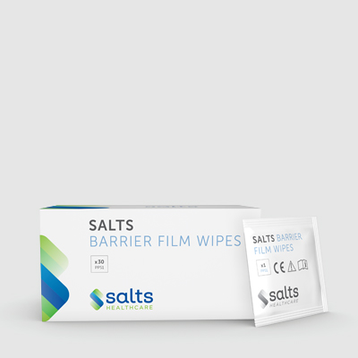 Salts hudbeskyttelsesfilm - våtservietter